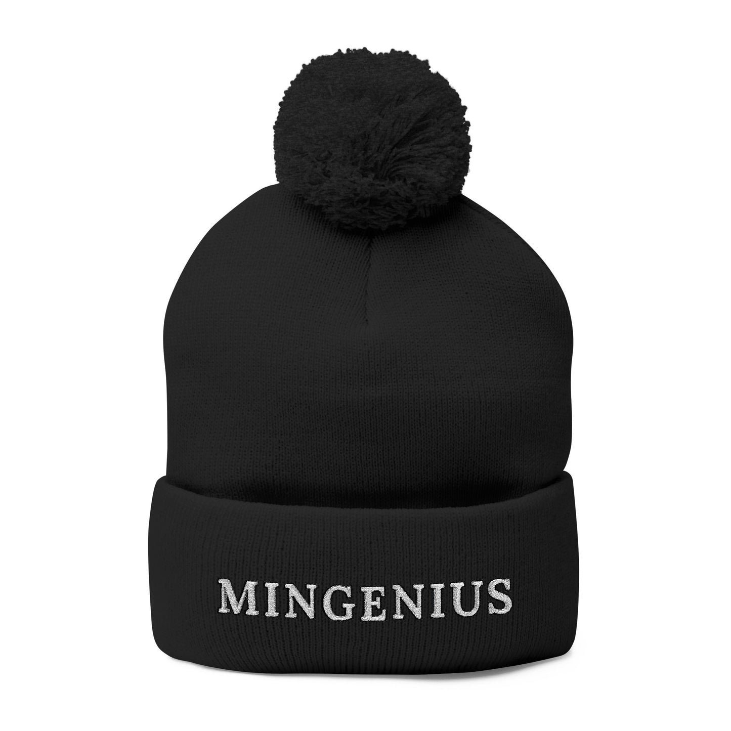 Embroidery MinGenius Uni Pom-Pom Knit Cap