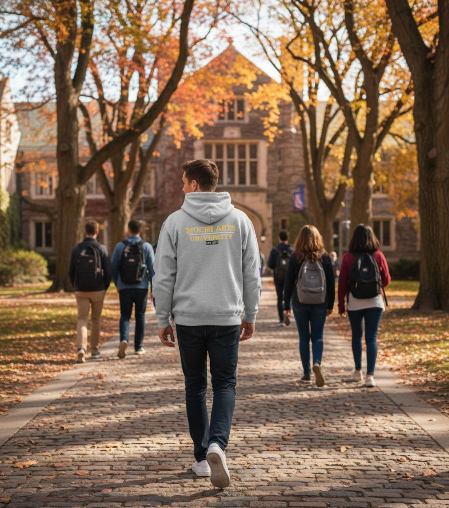 Embroidery Jimin Uni Hoodie MAU