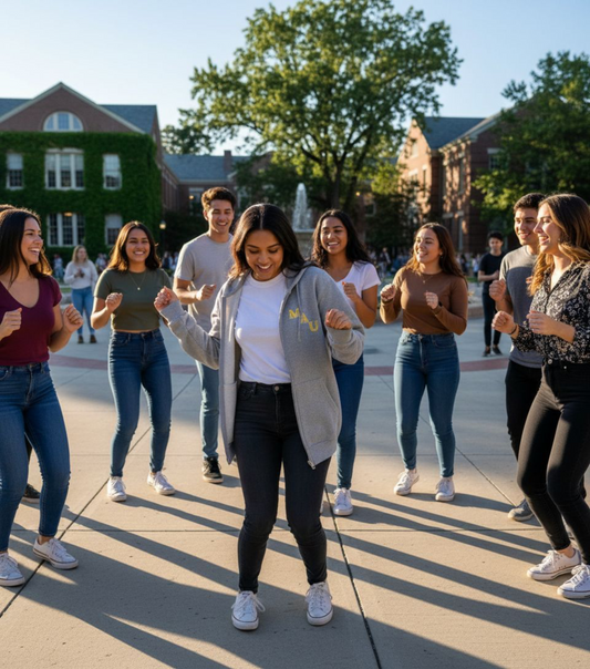 Embroidery Jimin Uni Hoodie MAU