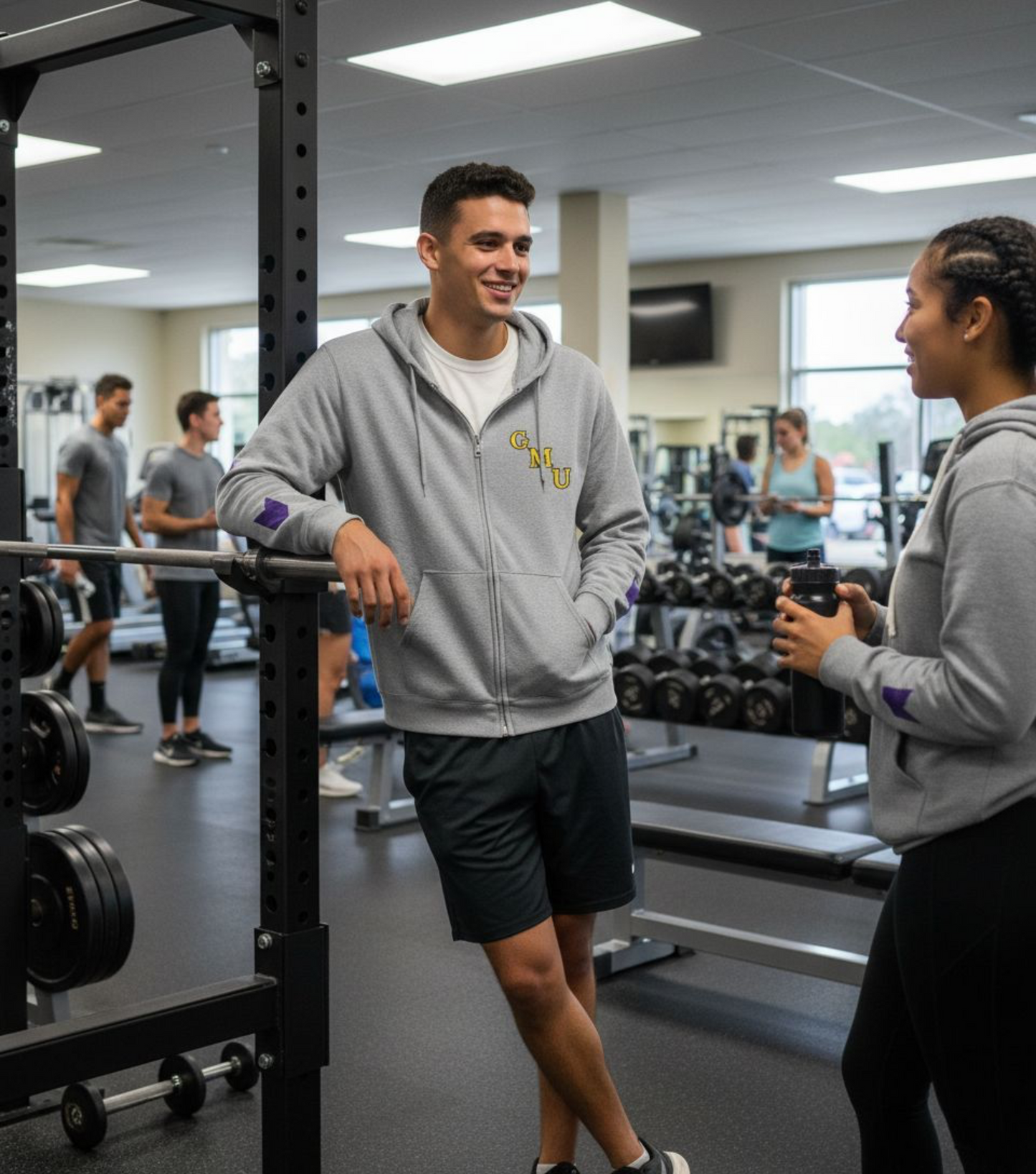 Embroidery JK Uni Hoodie GMU