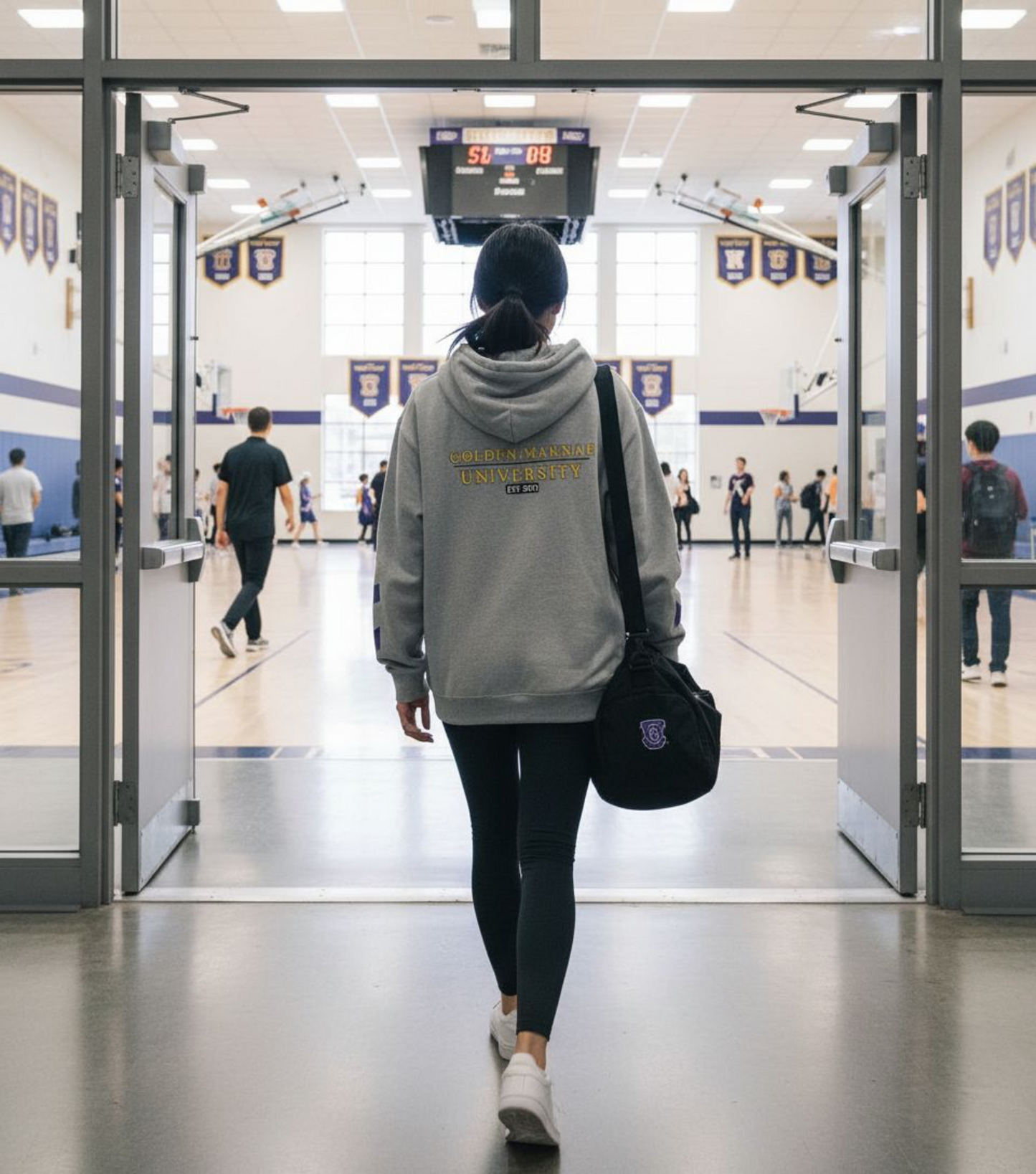 Embroidery JK Uni Hoodie GMU