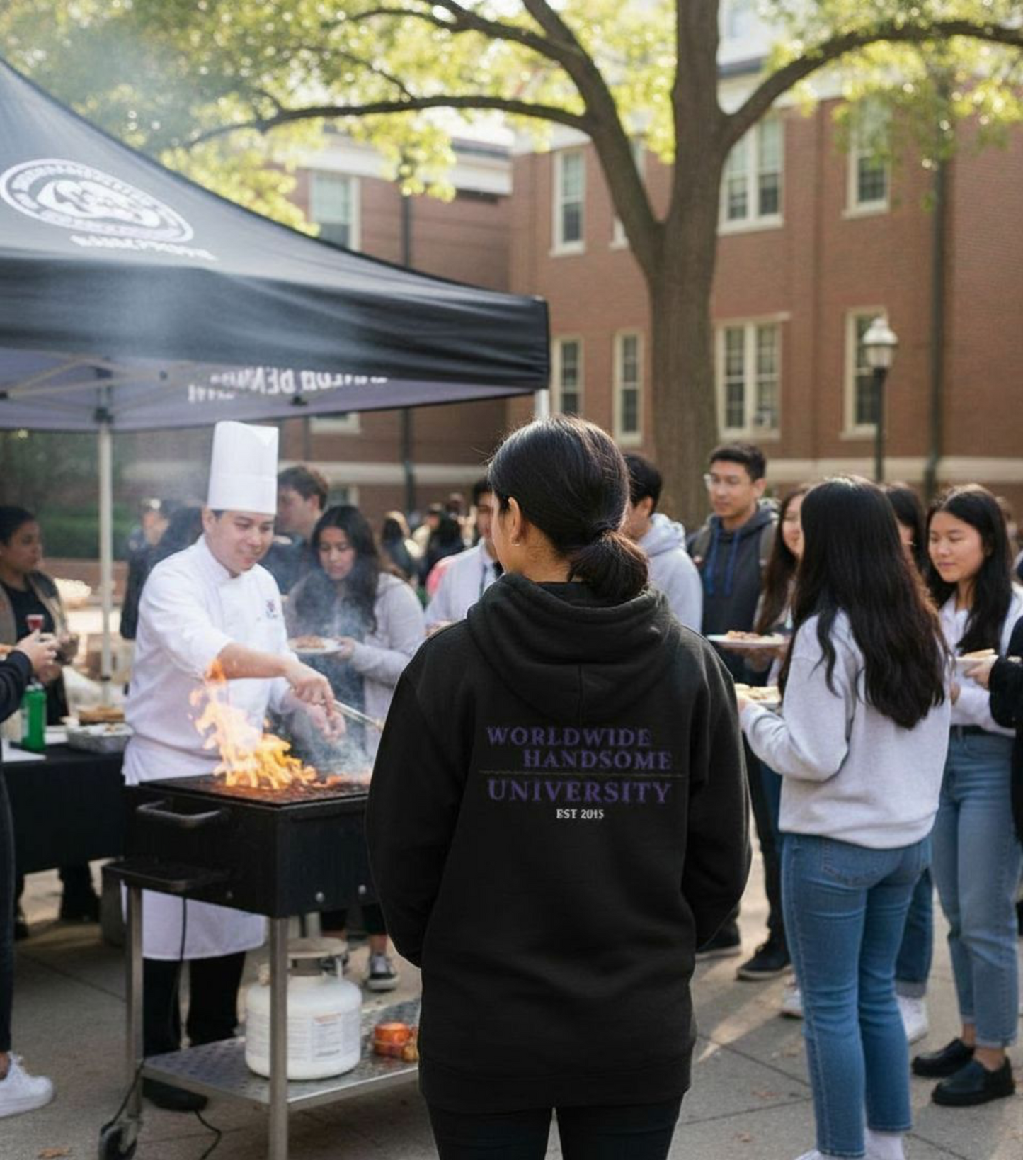 Embroidery Jin Uni Hoodie WWHU